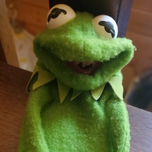 Vintage Fisher Price Kermit the Frog Hand Puppet © 1978 - Picture 1 of 10